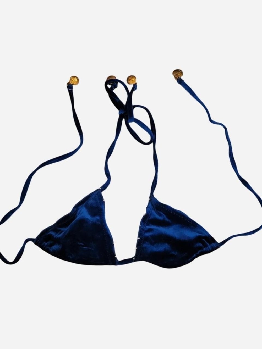 Royal Blue 💙 Velvet/Felt Swim Top